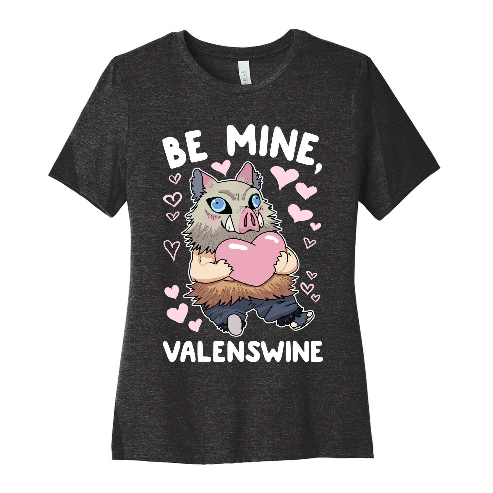 Be Mine, Valenswine Women's Cotton Tee